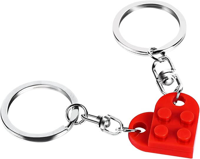 Heart Charm Keychain